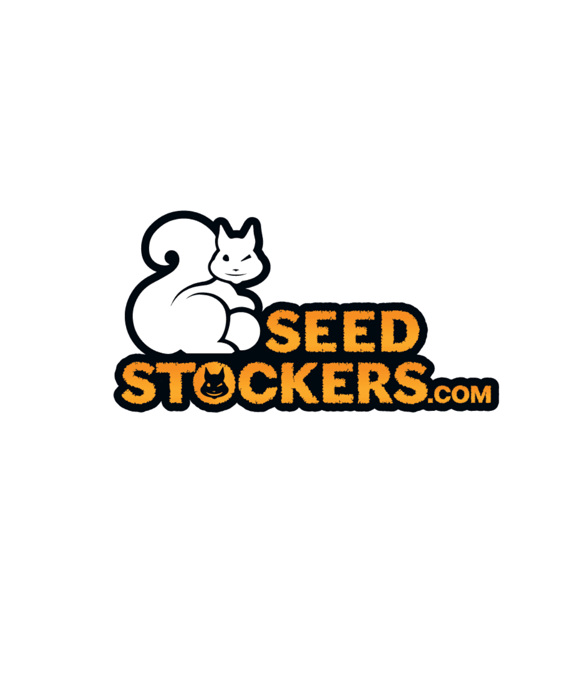 Das Logo von Seedstockers, ein zwinkerndes Eichhörnchen